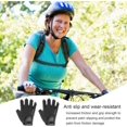 thumbnail image 2 of HUGFEGWE Half Finger Cycling Gloves - Horse Riding Workout Mitts - Exercise Gloves Motorcycle Gloves, Anti-Slip Exercise Gloves for Motorcycle Gym CJB91-32794, 2 of 9