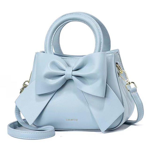 Bolso Con Asa Elegante para Mujer Correa Desmontable Lazo PU Fiesta