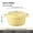 yellow, variant on Everglow Trading 5 qt Nonstick Cast Iron Dutch Oven, Enamel