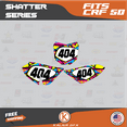 thumbnail image 3 of Kalair GFX Graphics Kit for Honda CRF50 (2013-2023) Shatter Series, 3 of 5