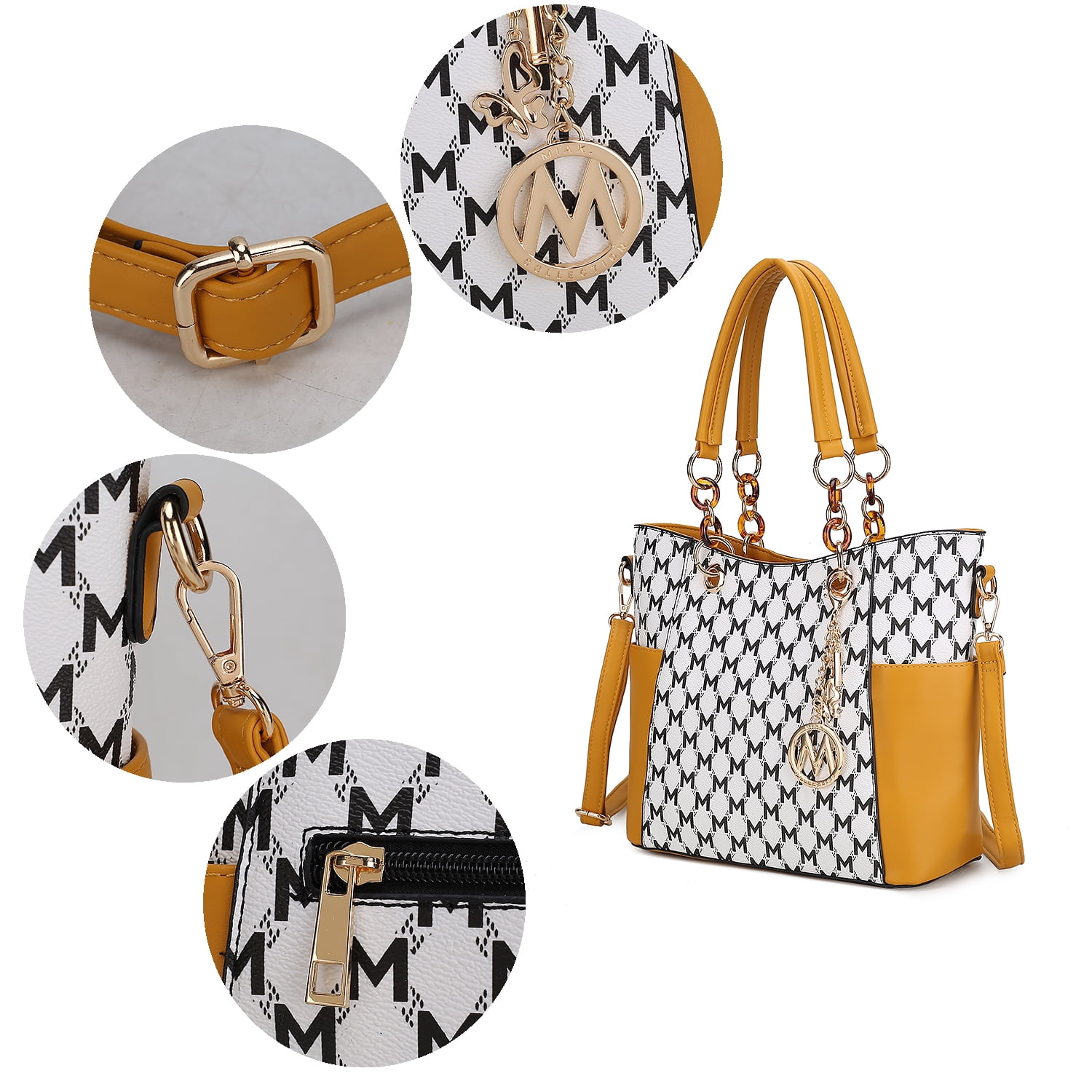 MKF Collection Paloma Vegan Leather Womens Shoulder Handbag by Mia k