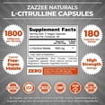 thumbnail image 2 of Suplemento Deportivo Zazzee Naturals L-Citrulline 180 Cápsulas, 2 of 3