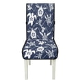 thumbnail image 7 of TSOVTHRID Sea Turtle Polynesian Floral Print Quilted Dining Chair Covers Stretch Armless Chair Slipcovers Non-Slip Scratch Resistant Seat Cushion Covers for Home, Restaurant, Set of 2, 7 of 7