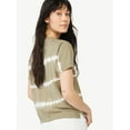 thumbnail image 4 of Free Assembly Women's Crop Box Tee with Short Sleeves, Sizes XS-XXXL, 4 of 7