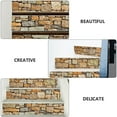 thumbnail image 3 of unbranded 6Ud Adhesivos Decorativos Para Escaleras En PVC Con Patrón Piedra Para Uso Doméstico, 3 of 5