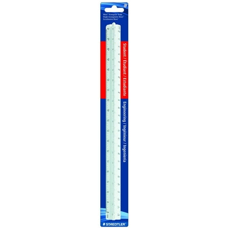 Engineering Scale - (R) Engineers Printed Scale, 12-Inch triangular scales are ideal for engineers and engineering students By Staedtler