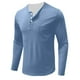 thumbnail image 5 of pstuiky camisas de manga larga para hombre, Camisa transpirable de manga larga y cuello redondo de color sólido para hombre camisetas de hombre s, 5 of 6