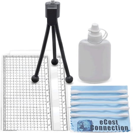 eCostConnection Camera Starter Kit – Mini Tripod Screen Protectors & Cleaning Kit for DSLR Cameras