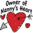 thumbnail image 3 of CafePress - OWNER OF NANNY's HEART Baseball Jersey - Cotton Baseball Jersey, 3/4 Raglan Sleeve Shirt, 3 of 4