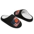 thumbnail image 4 of FUIALDOLG Men's Flannel Lined Slippers Warm Non-slip Slippers Slip-on House Shoes for Indoor Outdoor, 4 of 7