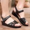 thumbnail image 5 of XIAQUJ Style Bohème et Chaussures Confortables pour Femmes Mode Aller en Randonnée Antidérapantes Chaussures d'Extérieur Sandales pour Femmes 2024 Noir 7, 5 of 5