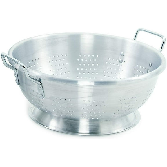 Crestware 16-Quart Heavy Duty Aluminmum Colander