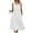 White~, variant on Jjayotai No Boundaries Women's Casual Summer Dress, Solid Crewneck Sleeveless Sundress Hankerchief Hem Midi Tank Dresses, Beach Dress with Pockets, Dresses for Women Gray~ XXL