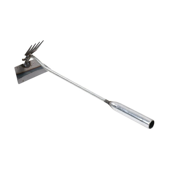 Desmalezador multifuncional para yardas, extractor de desmalezador de granja, mango galvanizado, portátil 4 Dientes 40cm