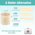 thumbnail image 2 of QARUN 2026 New 2In*16Ft Hydrocolloid Roll for Wound Care, Hydrocolloid Patch Large Bandages with Self-Adhesive, Ultra Absorbent, Flexible, Waterproof, Diy Size, First Aid Kit Essential, 2 of 7