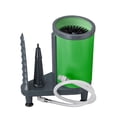 thumbnail image 3 of koolsoo Glass Rinser 360 degree Nylon Brush Kitchen Sink Attachment for Household Cafe Bar Green, 3 of 9