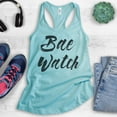 thumbnail image 2 of Bae Watch Tank Top, Ladies Racerback Tank Top, Beach Tank, Vacation Tank, Vacay Tank, Bae Tank, Pun Tank, Cancun, Medium, 2 of 3