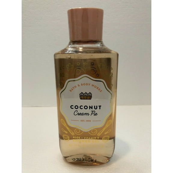 Bath and Body Works Shower Gel Body Wash 10 oz Shower Gel Coconut Cream Pie