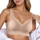 thumbnail image 1 of Brasier Sujetador de Soporte Cómodo para Mujer, Camiseta Suave sin Aros, Ropa Interior sin Costuras, Cobertura Total, Uso Diario Mediana, 1 of 4