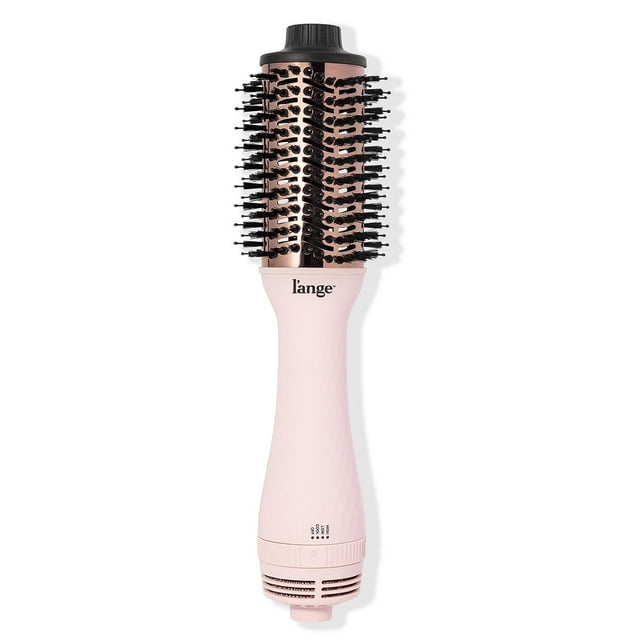 L'ANGE HAIR Le Volume 2 en 1 Cepillo secador de titanio | Cepillo de aire caliente en uno con cilindro ovalado | Peinador para obtener resultados suaves y sin encrespamiento para todo tipo de cabello