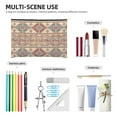 thumbnail image 4 of Cauagu Traditional Tribal Aztec for Tyvek Makeup Bag,Reusable Travel Cosmetic Bag Women Organizer Toiletry Bag Birthday,Gifts for Women Girlfriend Mom Teacher 6.5’’*8.9’’, 4 of 7