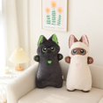 thumbnail image 4 of Juguete de peluche de gato largo Kawaii para niños, almohada de gato siamés de 55cm, cojín de peluche de cerdo rosa, juguetes para niños, regalo de cumpleaños para niños, 4 of 5