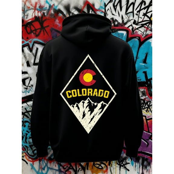 Colorado Hoodie hoodies & sweatshirt Camping men funny hoodies black hoodies for autumn and winter Clothing halloween gift comfortable christian funny cute Casual Unisex hoodie