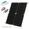thumbnail image 6 of 40W 18V Monocrystalline Silicon Flexible Solar Panel Kit with 60A Dual USB Solar Charge Controller, Waterproof, High-Efficiency for RVs, Boats, and Outdoor, 6 of 9