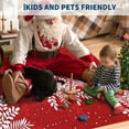 thumbnail image 6 of Christmas Area Rug, Non-Slip Washable Snowflake Living Room Rug, Soft Low Pile Rug Holiday Decor Xmas Floor Carpet for Living Room, Bedroom, 6 of 11