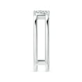thumbnail image 3 of ANGARA Natural Diamond Solitaire Split Shank Ring in 14K White Gold for Women (Size-6x4mm| Color-H| Clarity-SI2) | April Birthstone, Anniversary, Jewelry Gift for Women | Natural Diamond Ring, 3 of 8