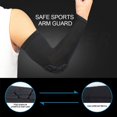 thumbnail image 4 of CNKOO Elbow Pads Forearm Protective Support for Outdoor Sports Padded, 4 of 12