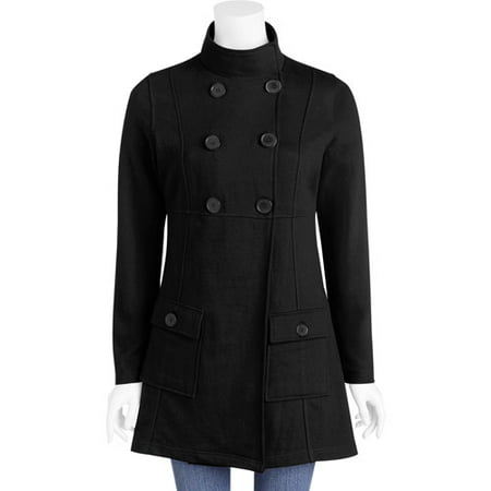 Women's French Terry Peacoat Jacket