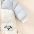 thumbnail image 7 of 0-6 Months Infant Baby Boys Girls Snowsuits Hooded Romper Zipper Onsie Jumpsuit Outwear Jackets Infant Winter Clothes, 7 of 7