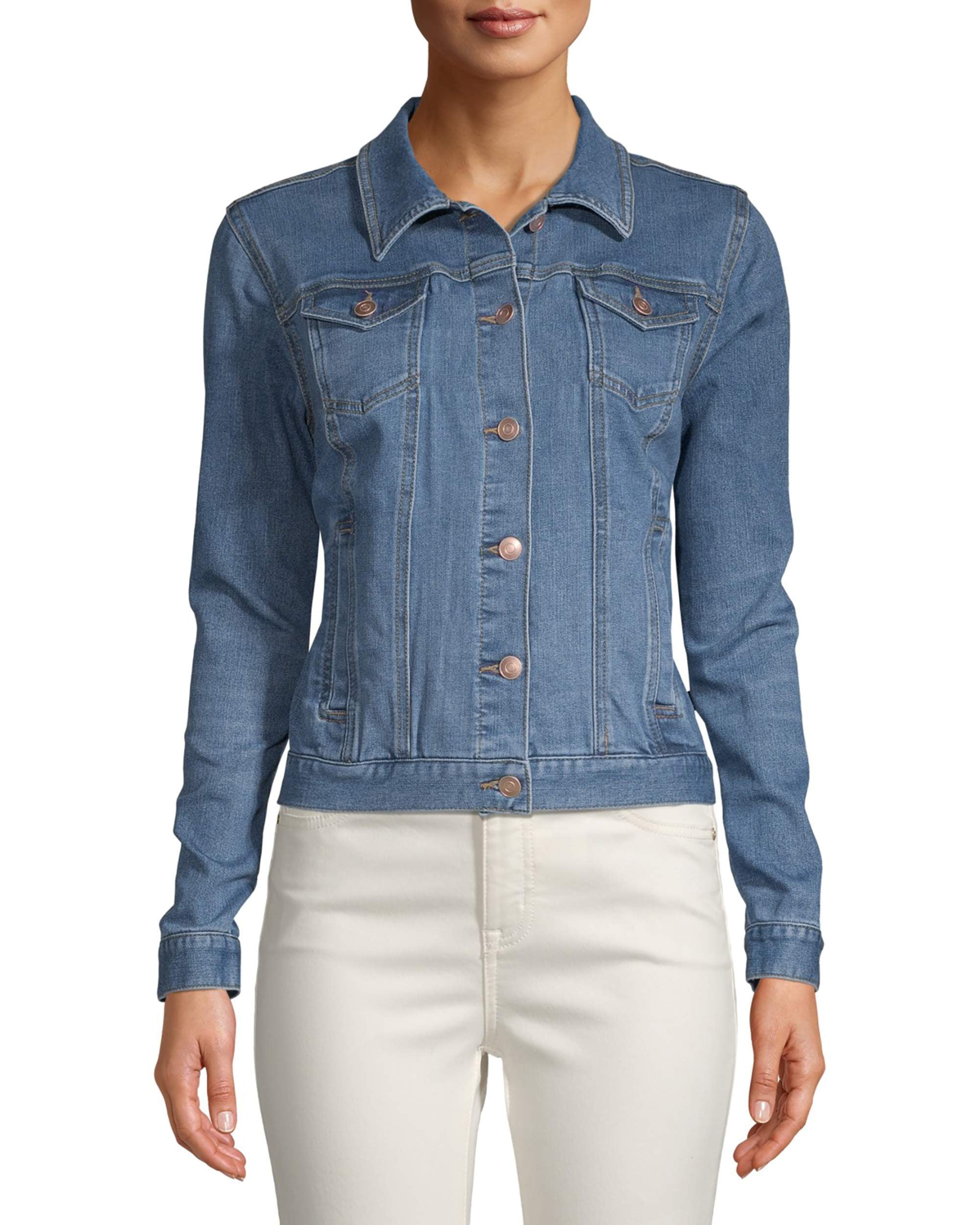 jean jacket women walmart