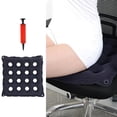 thumbnail image 2 of Cojín de asiento inflable Yuyangstore antiescaras lavable 16 Flocado azul, 2 of 8