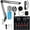 Blue, variant on Podcast Microphone Bundle, BM800 Microphone Kit with Live Sound Card, Condenser Microphone & DJ Mixer with Adjustable Mic Suspension Scissor Arm, Shock Mount & Filter for Studio Recording & Broadcas