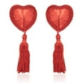 thumbnail image 1 of Autocollants en silicone pour Mamelons, satin à Pampilles, couples Adultes, 1 of 5