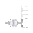 thumbnail image 2 of Everly Diamond Sterling Silver Engagement Ring, 2 of 6