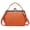 7687-Brown, variant on Crossbody bags for women trendy, Fashion Leather Shoulder Clip Bag,Ladies Classic Handbag Light Purse with Adjustable Strap