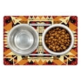 thumbnail image 1 of Arrow Pet Mat for Food and Water, Inspired Pattern Graphic Design Abstract Art Earth Tones, Non-Slip Rubber Mat for Dogs and Cats, 18" X 12", by Ambesonne, 1 of 2