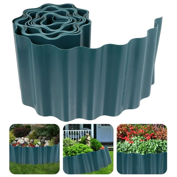 OULII 1 Set Garden Edging Plastic Flexible Flowerbed Border