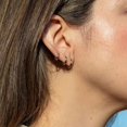thumbnail interactive-video image 1 of Gold Hoop Trendy Gold Huggie Dainty Earring Stacks 14K Gold Hoop Earrings Hypoallergenic Earring Sets For Multiple Piercing Flat Back Stud Huggie Cartilage Earrings Jewelry Gifts Gold Plated Earrings Earrings For Women 1 of 9