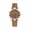 Brown -BR52, variant on Women's Leather Watches Quartz Classic Leather Strap Wrist Watches Water Resistance and Lightweight Watches Black