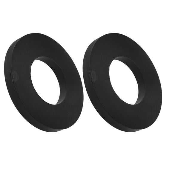 NICEXMAS 2Pcs Shock Absorbing Bushing Protector Rubber Black Vibration Reduction Car Use