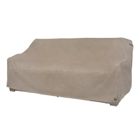 Modern Leisure Garrison Patio Loveseat Cover, Waterproof, 82.5"L X 38"W X 38.25"H, Sandstone