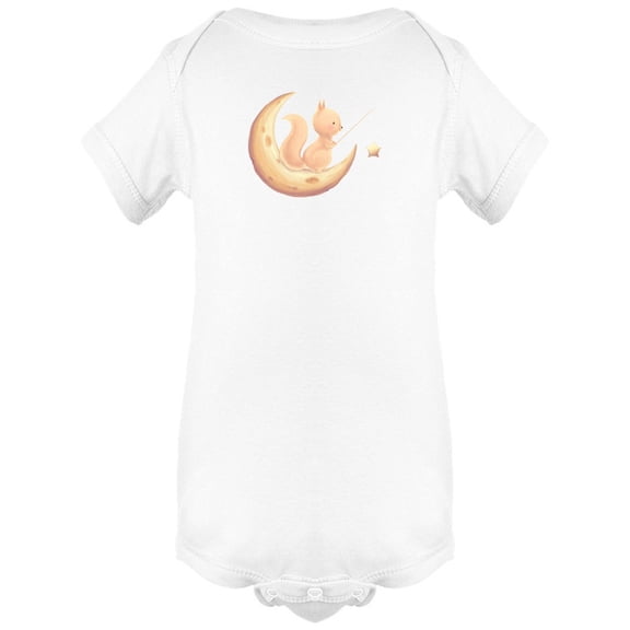 Squirrel On The Moon Bodysuit Infant -Image by Shutterstock, 6 Months