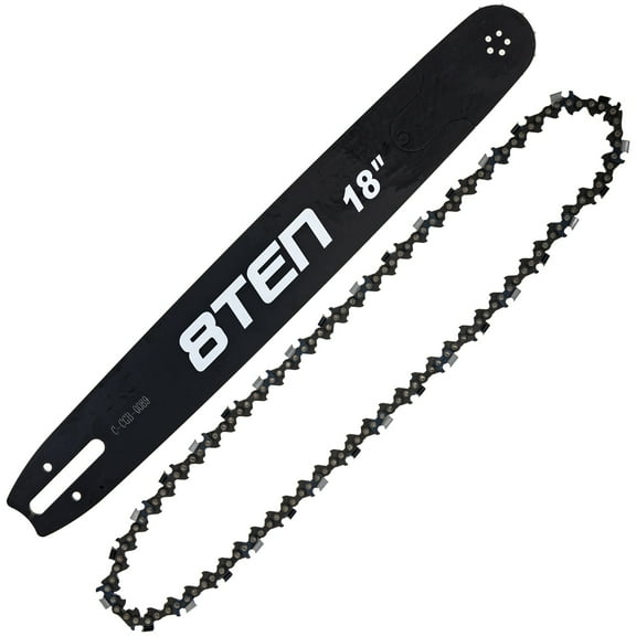 8TEN 18" Chainsaw Guide Bar & Chain .063 3/8 66DL for Stihl 039 036 30030009417 MK1010331