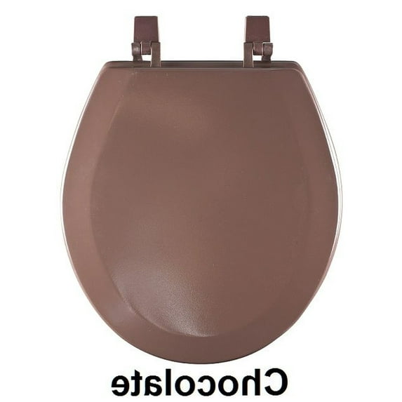 Royal Throne 17 Inch Soft Standard Vinyl Toilet Seat - Chocolate