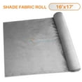 thumbnail image 5 of TANG Sunshades Depot 16' x 18' Shade Cloth 180 GSM HDPE Light Grey Fabric Roll Up to 95% Blockage UV Resistant Mesh Net, 5 of 5