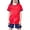 Red A, variant on WRKEKC Boys Athletic Sets Short Sleeve Round Neck Solid Color Top and Shorts Training Set Comfortable for 4-17 Years